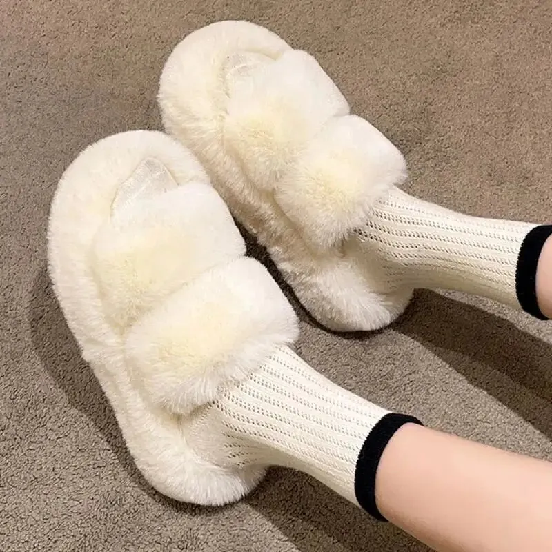 Winter Fluffy Indoors Slippers