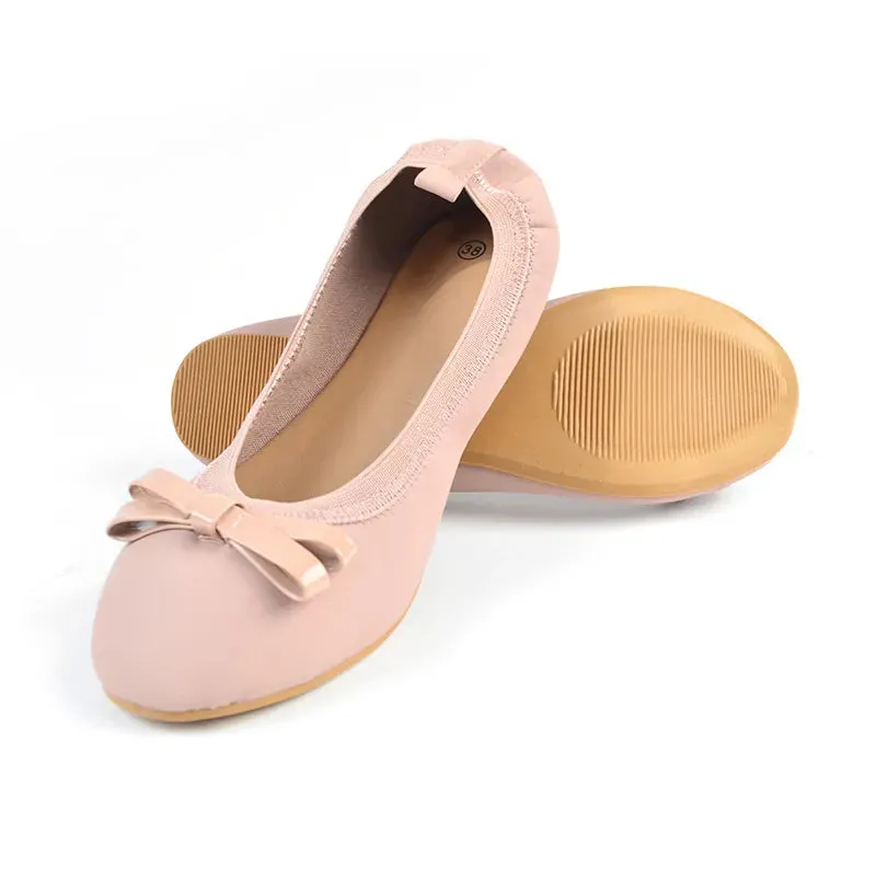 Woman Bow Boat flat Shoes