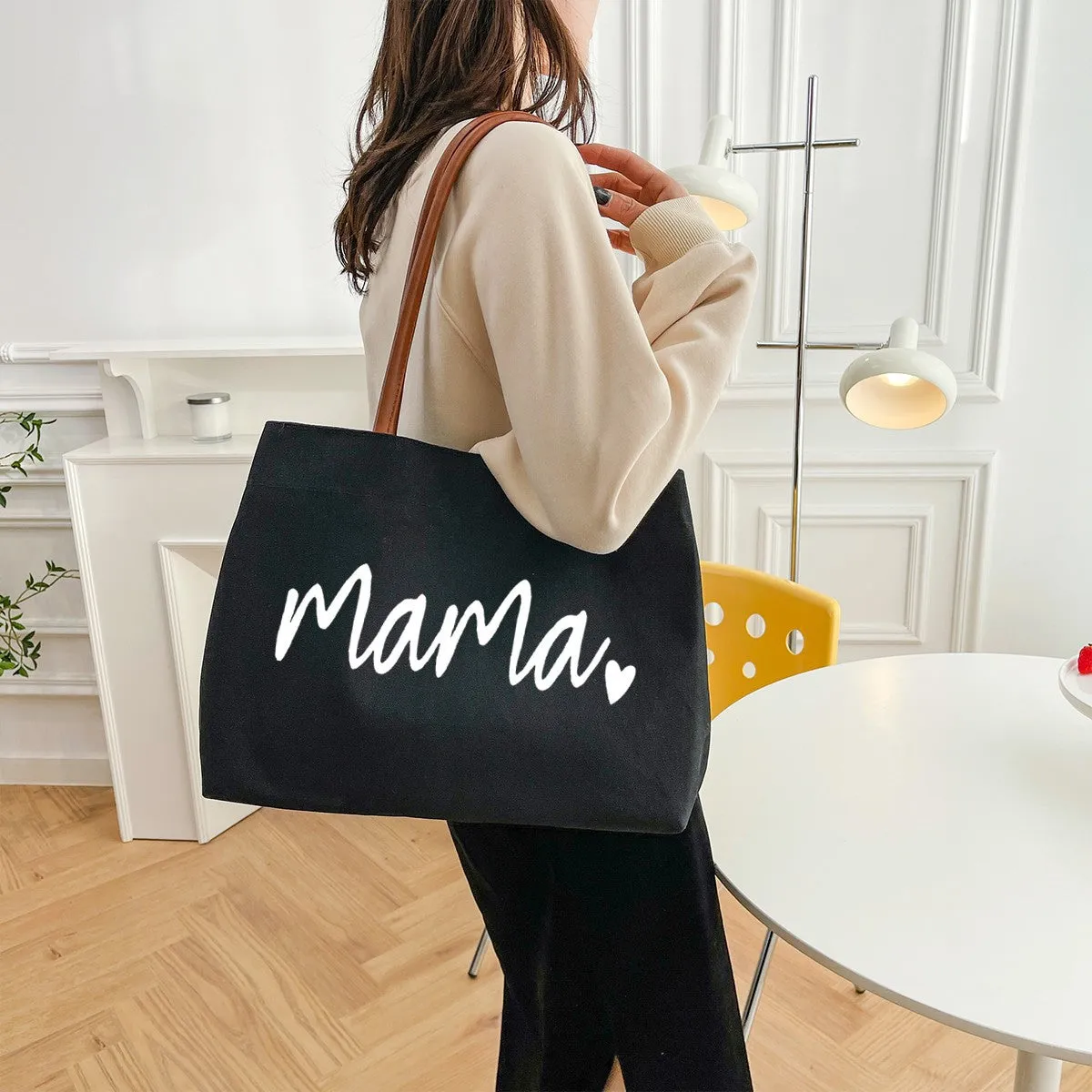 Women's Bag Fashion New Tote Bag Large Capacity Artistic Portable Bag Shoulder Canvas Bag Women's Canvas Bag Wholesale