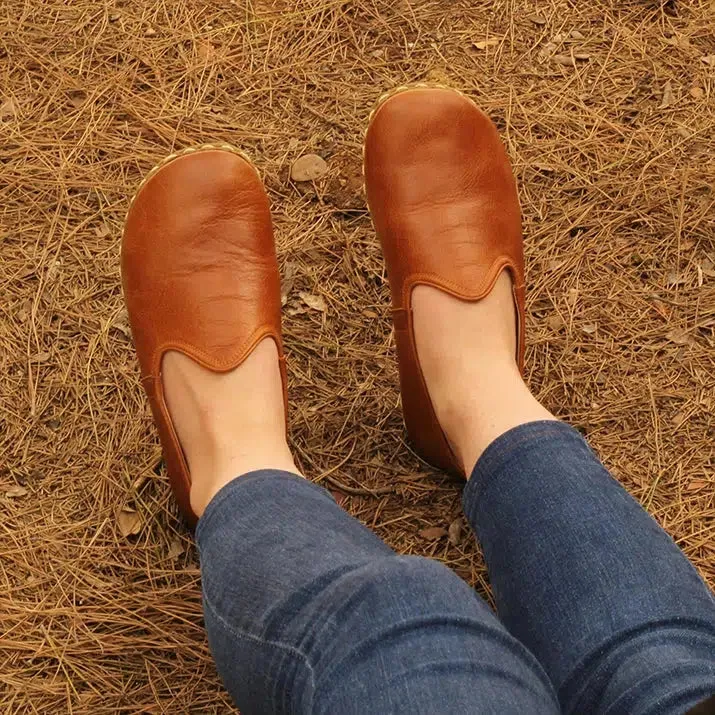 Women's Barefoot Shoes - Antique Brown