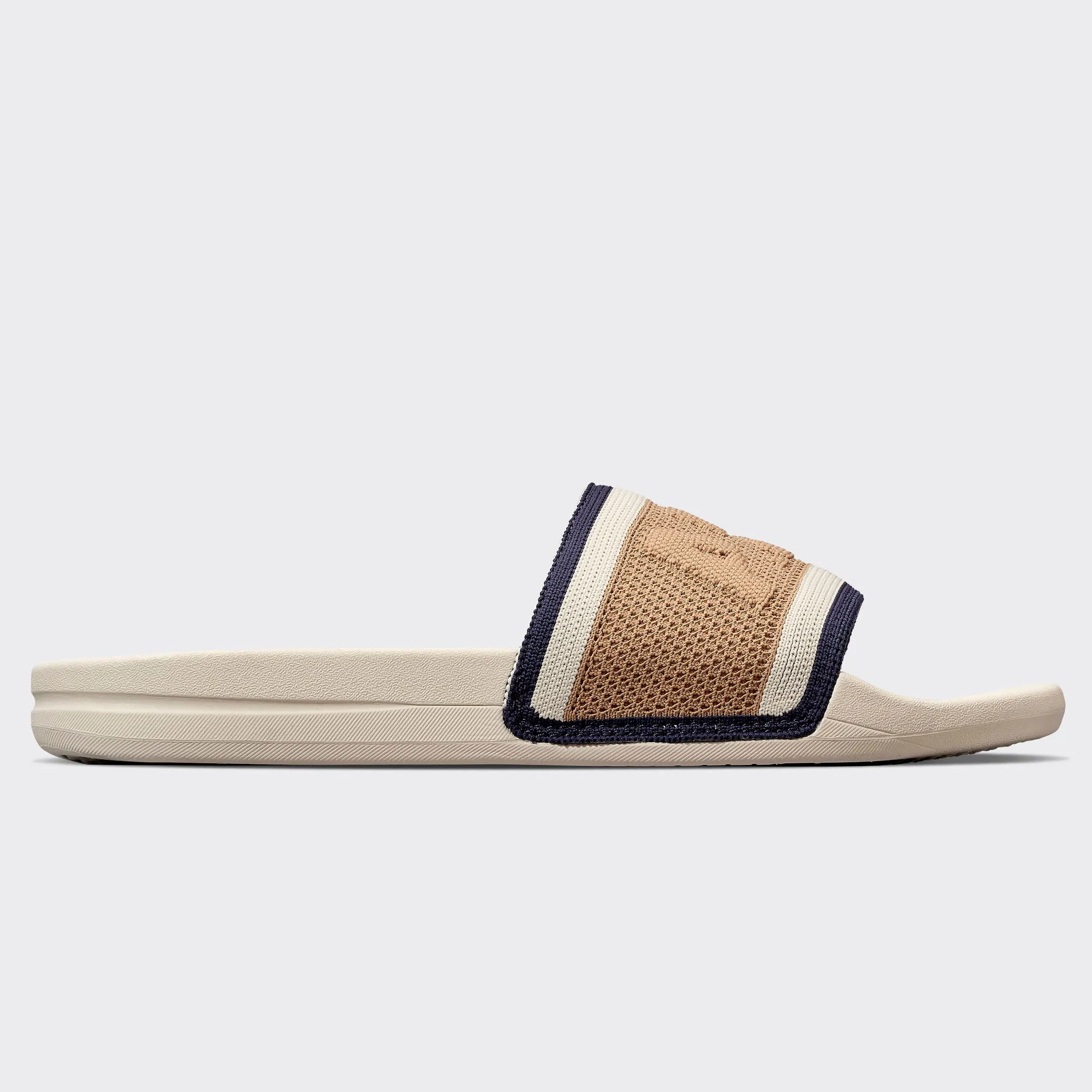 Women's Big Logo TechLoom Slide Alabaster / Tan / Navy