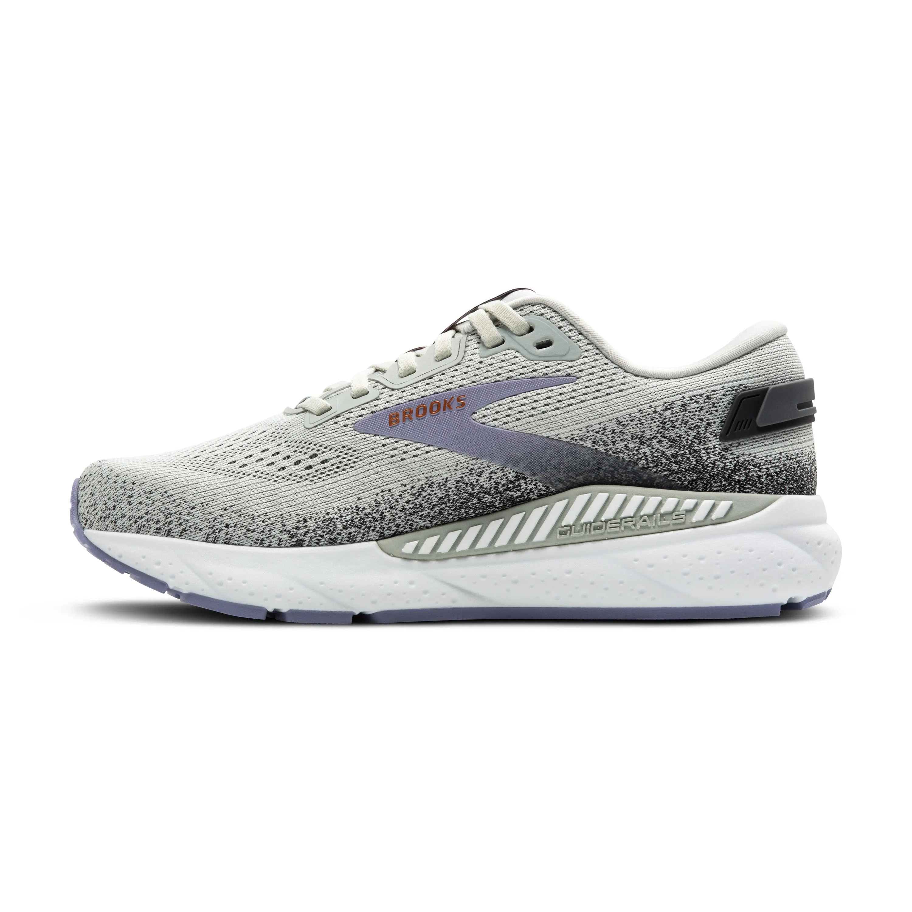 Women's Brooks Ariel GTS 24 Color: Mercury/ Ebony/ Lavender