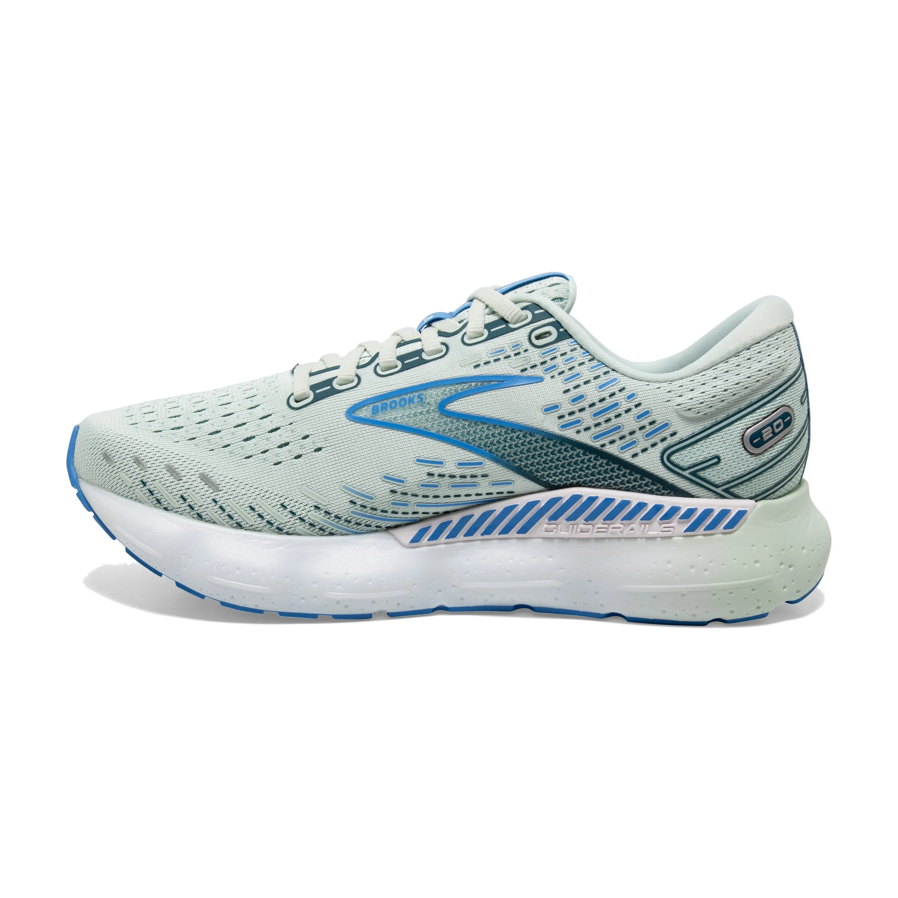 Women's Brooks Glycerin GTS 20 Color: Blue Glass/Marina/Legion Blue