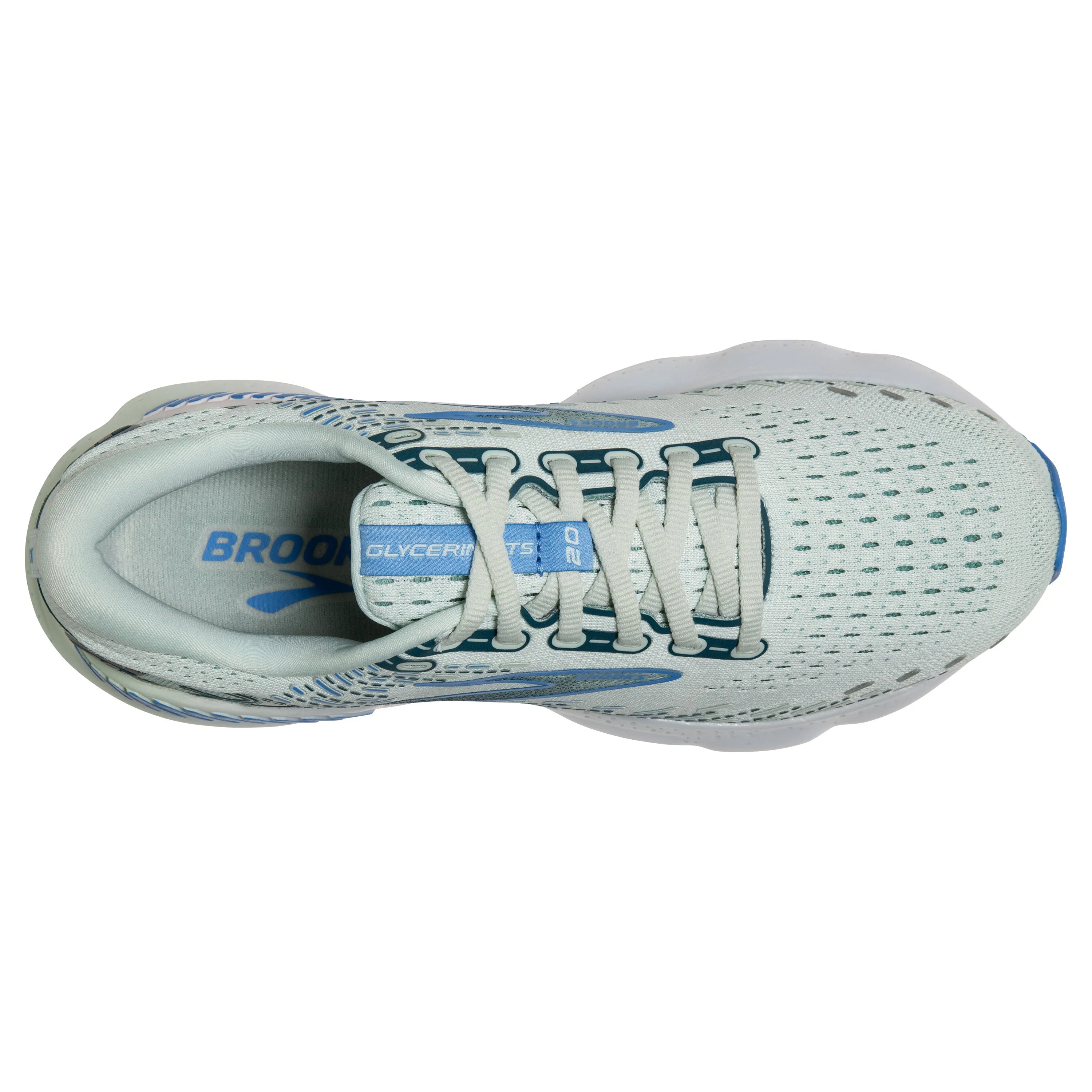 Women's Brooks Glycerin GTS 20 Color: Blue Glass/Marina/Legion Blue