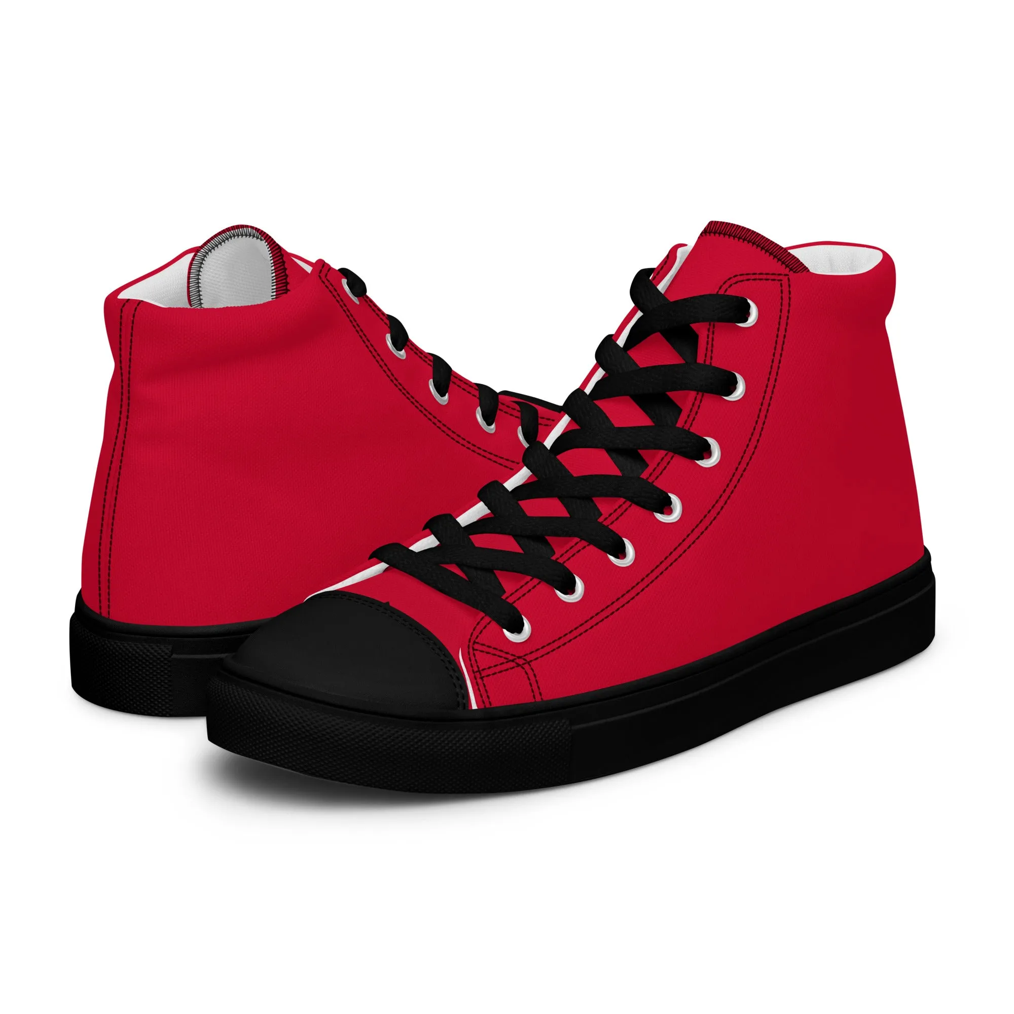 Women’s Cherry Red High Top Shoes