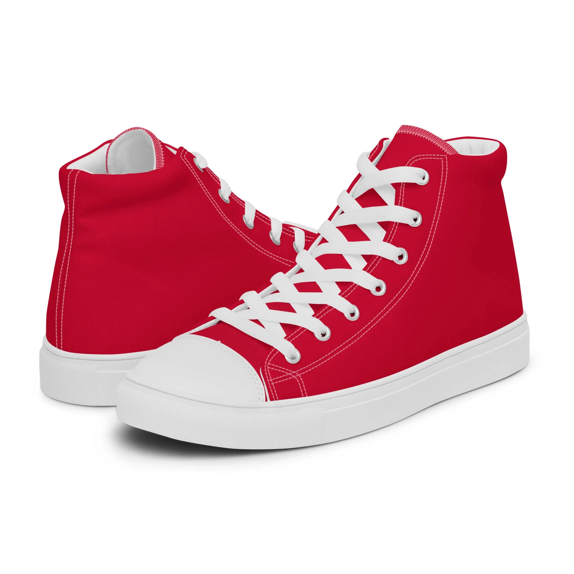 Women’s Cherry Red High Top Shoes