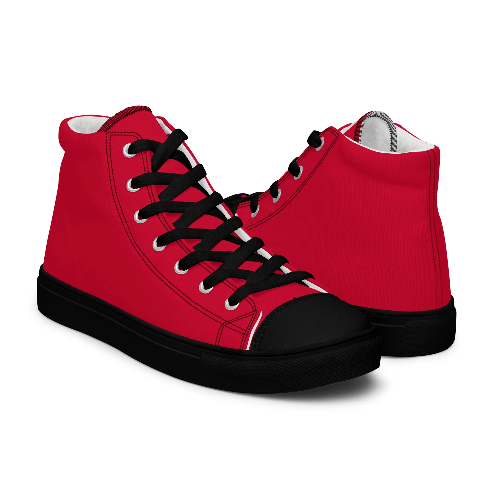 Women’s Cherry Red High Top Shoes