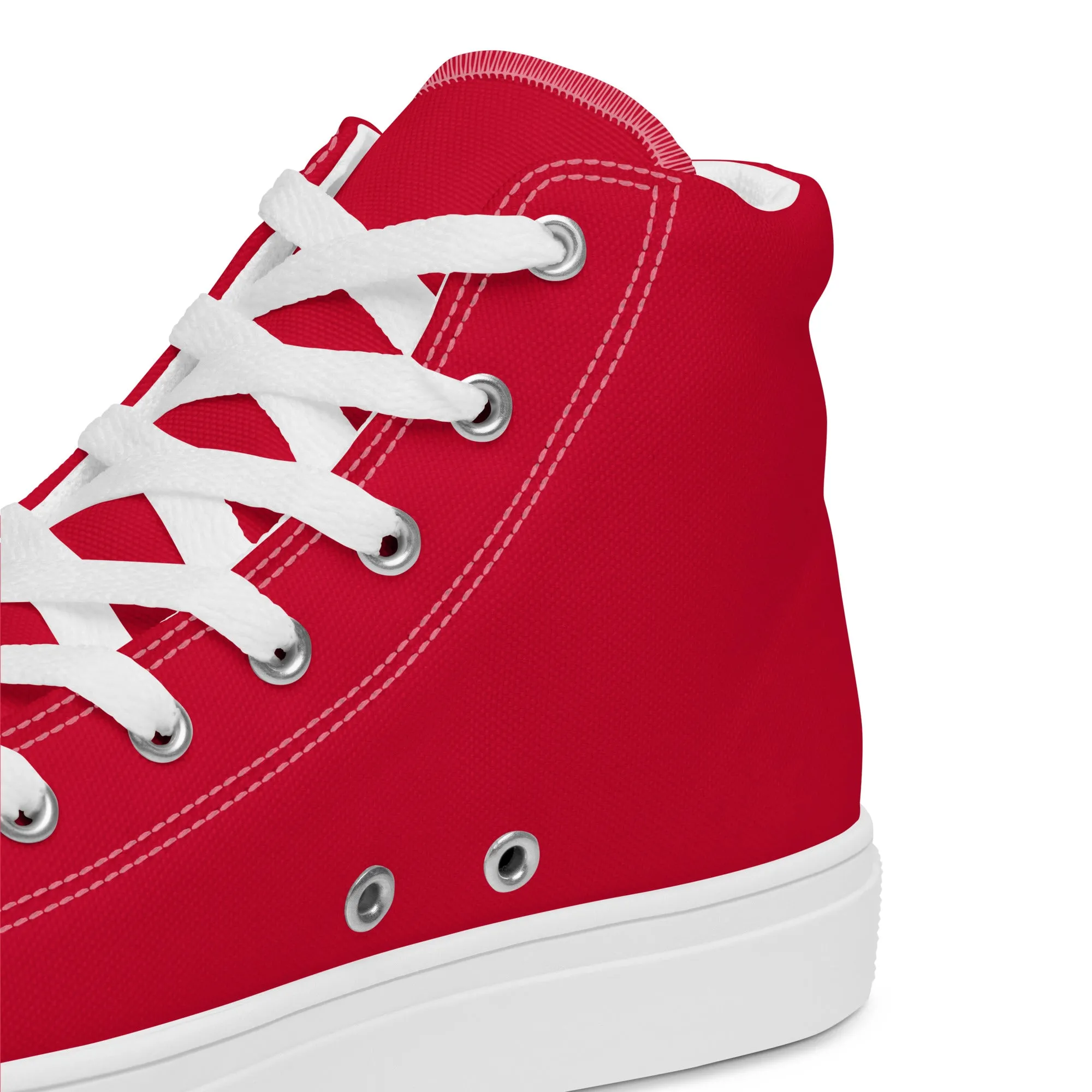 Women’s Cherry Red High Top Shoes