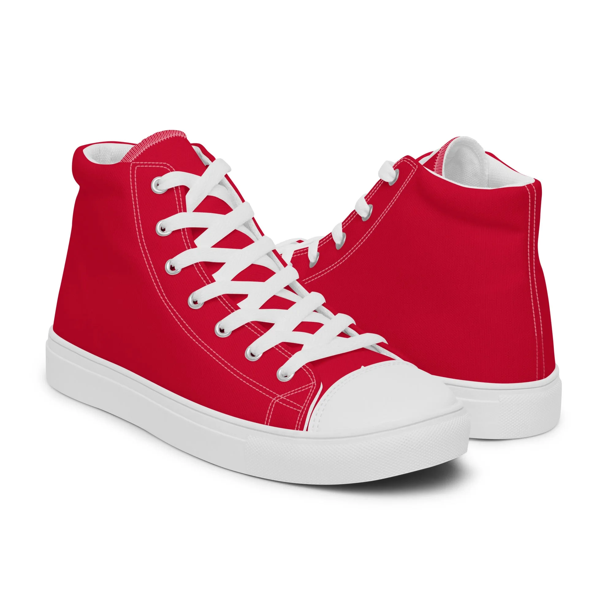 Women’s Cherry Red High Top Shoes