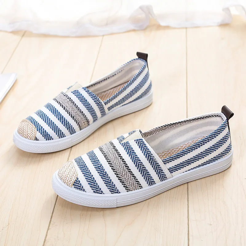 Women's Cloth Thomas Korean Style Slip-on Canvas Shoes