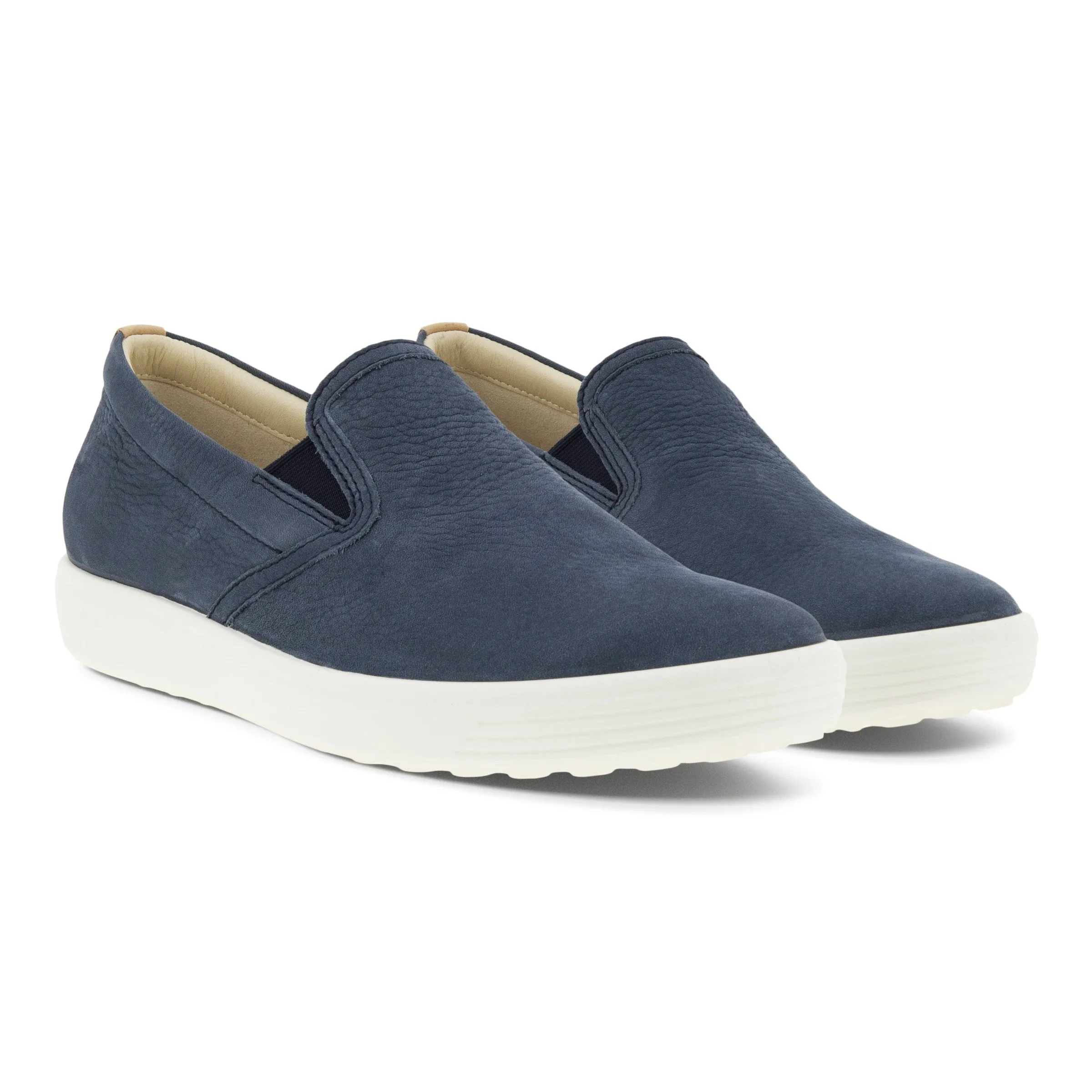 Women's Ecco Soft 7 Slip-On Color: Marine Powder