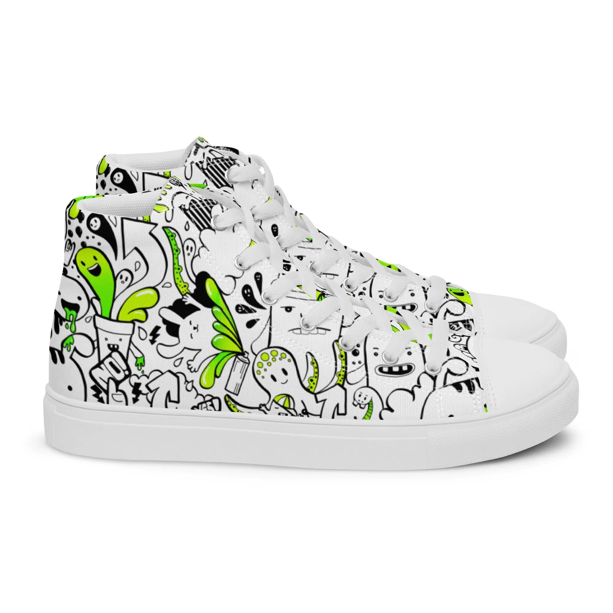 Women’s high top canvas shoes