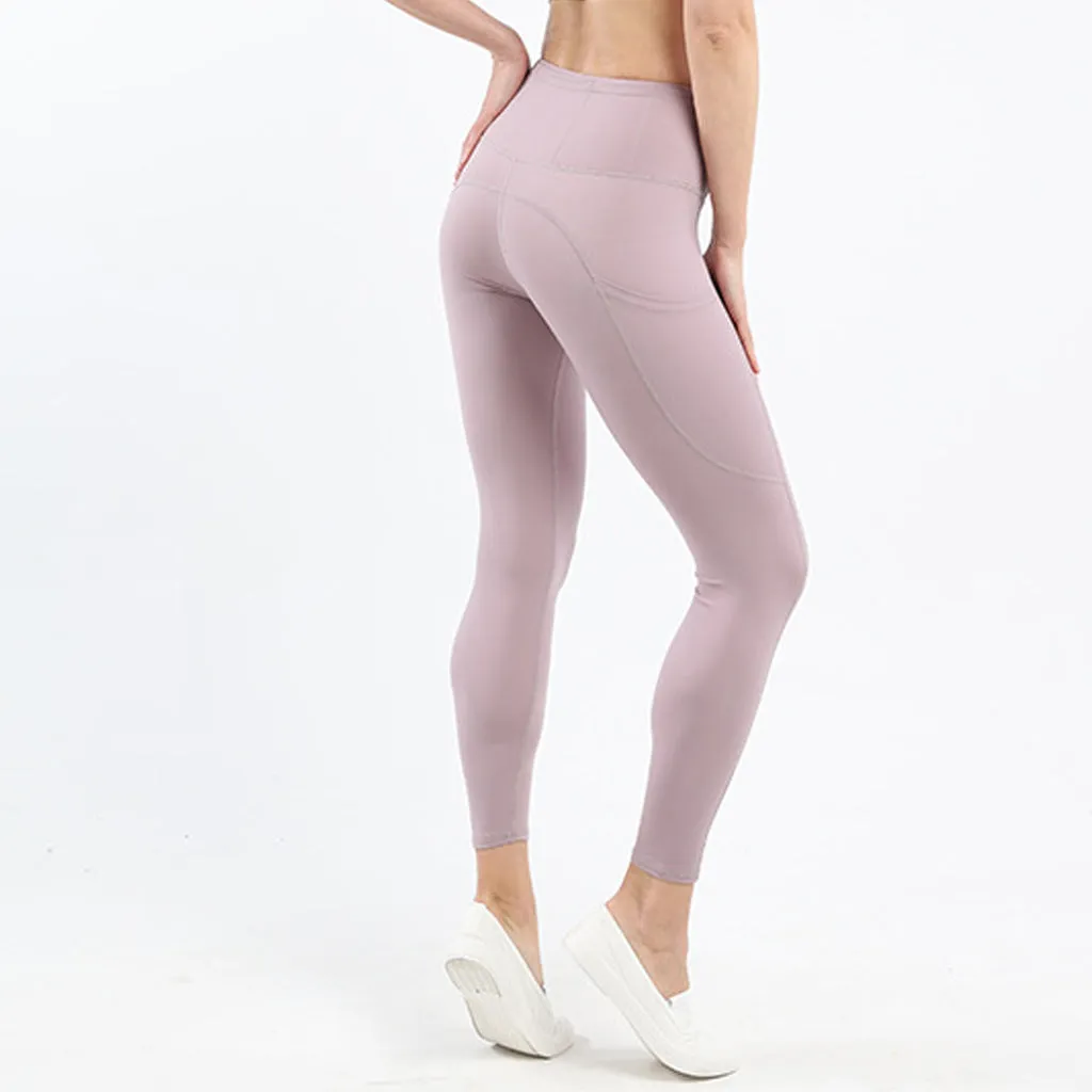 Women's High Waist Yoga Leggings with Pockets  Workout Pants