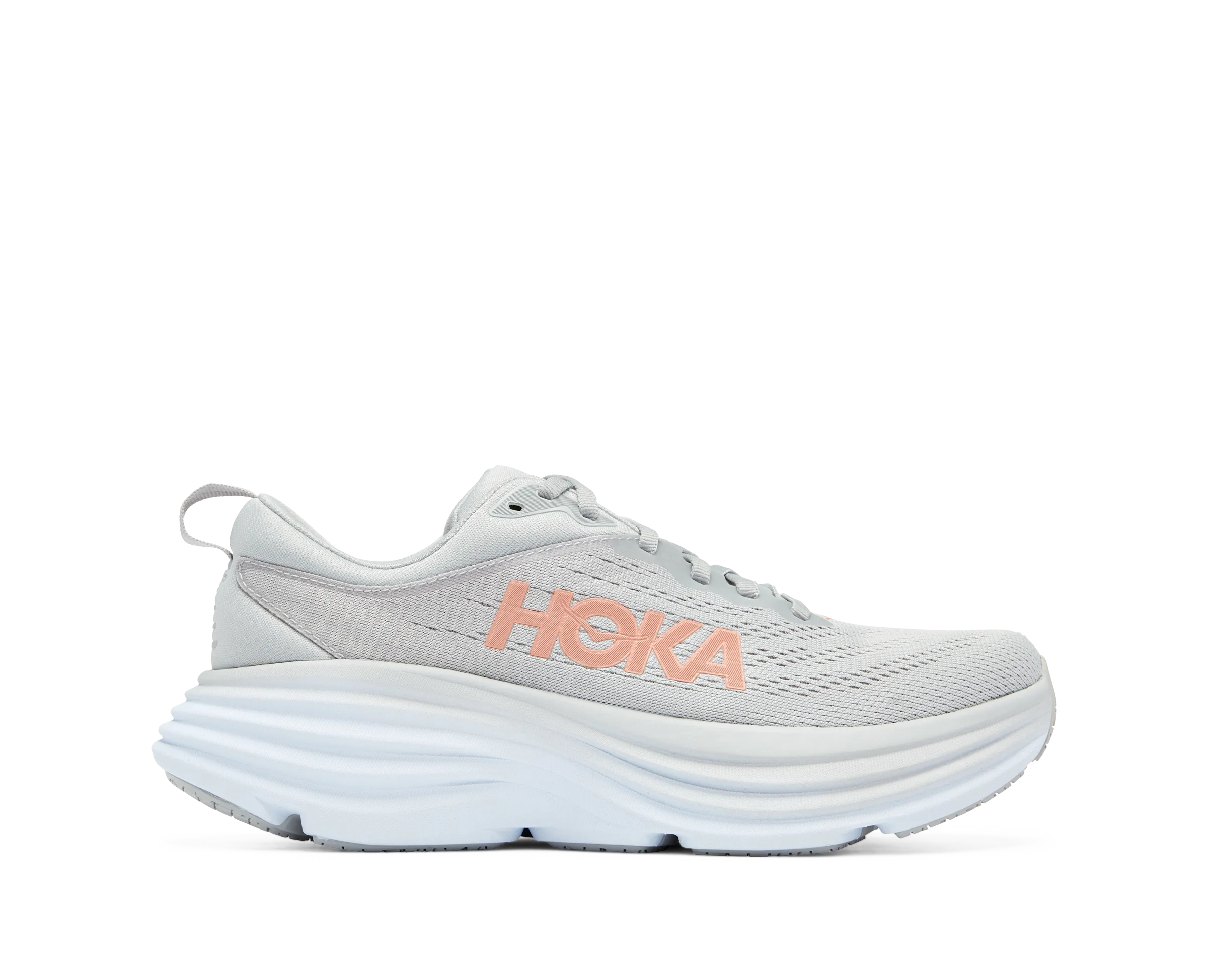 Women's Hoka Bondi 8 Color:  Harbor Mist / Lunar Rock