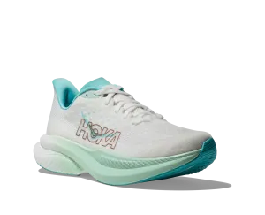 Women's Hoka Mach 6 Color: Frost / Rose Gold