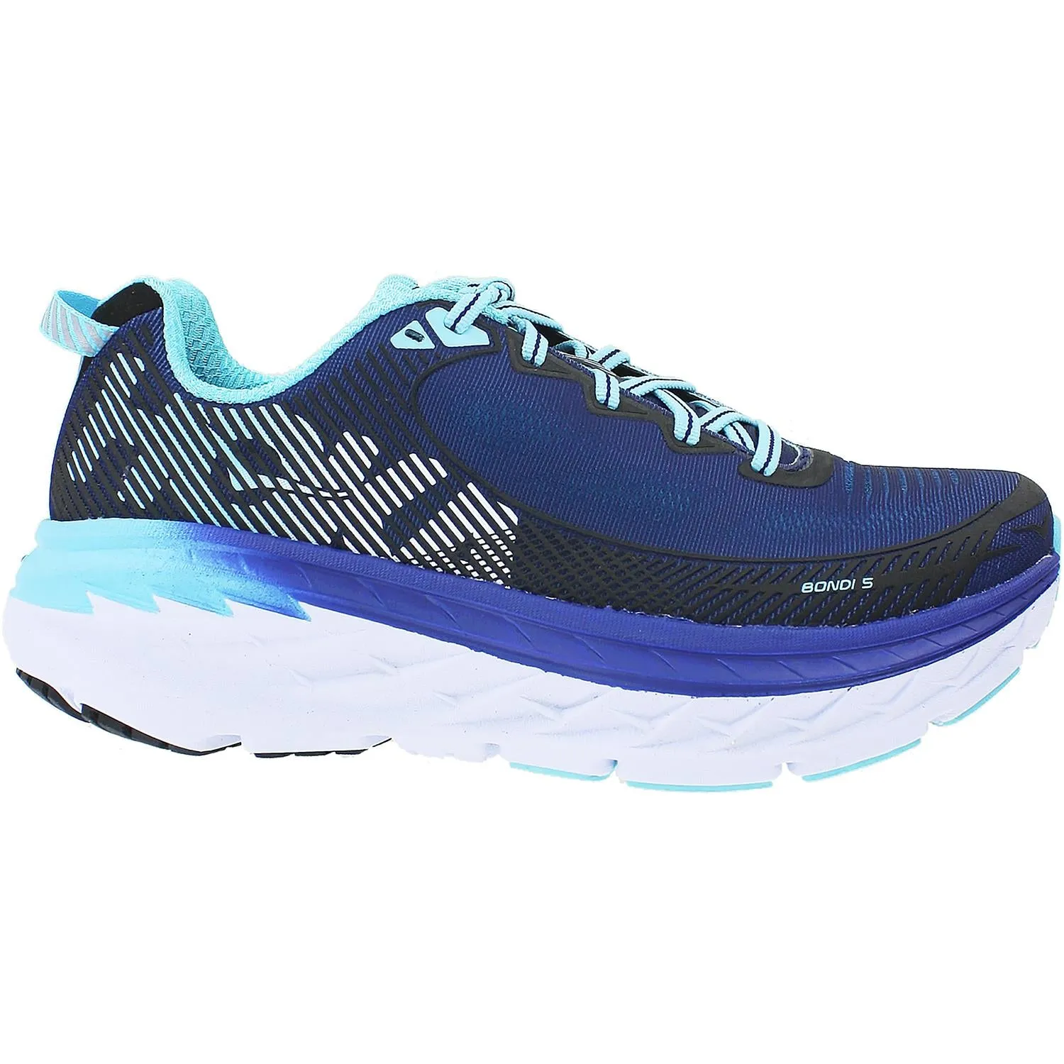 Women's Hoka One One Bondi 5 Medieval Blue/Blue Radiance Mesh