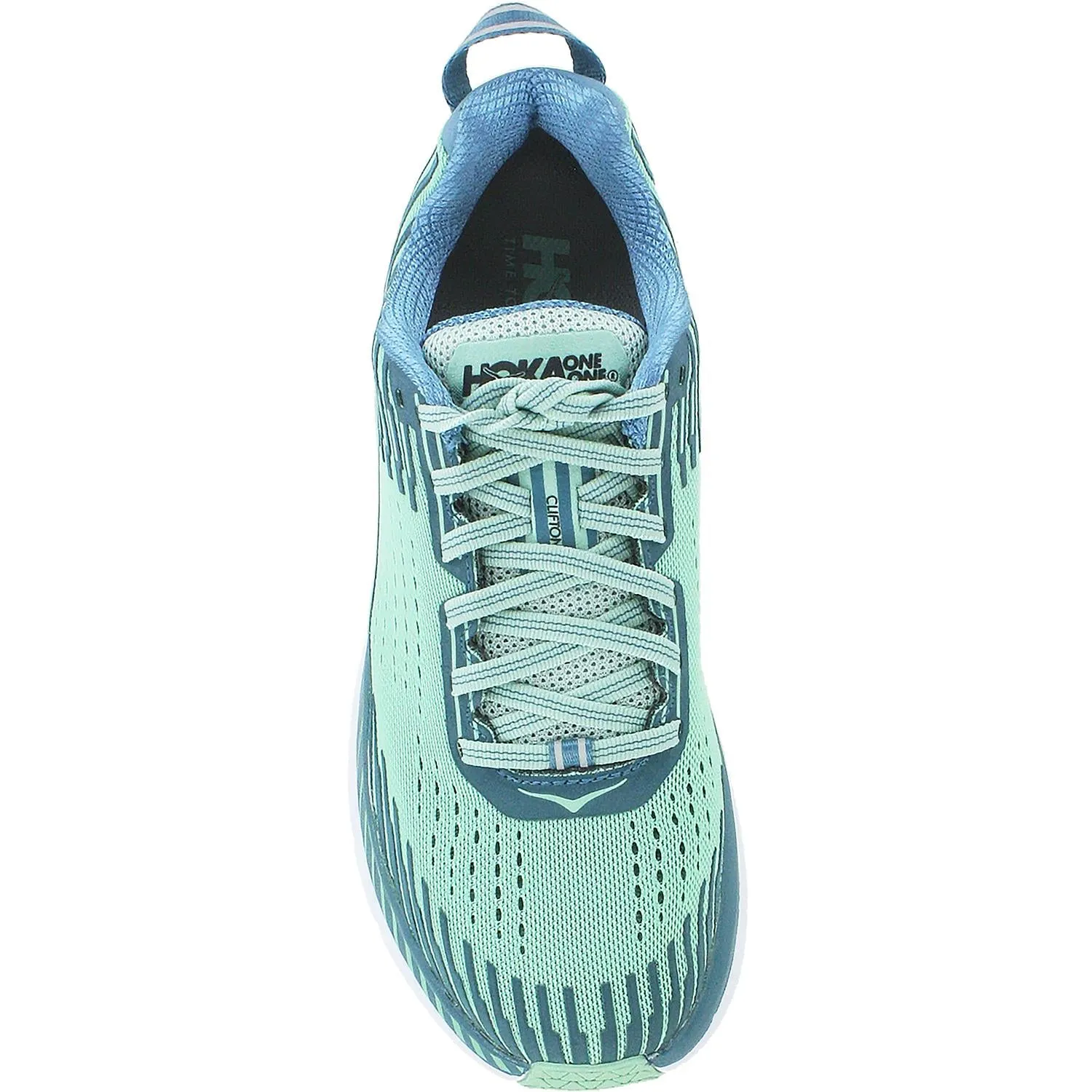 Women's Hoka One One Clifton 5 Lichen/Storm Blue Mesh