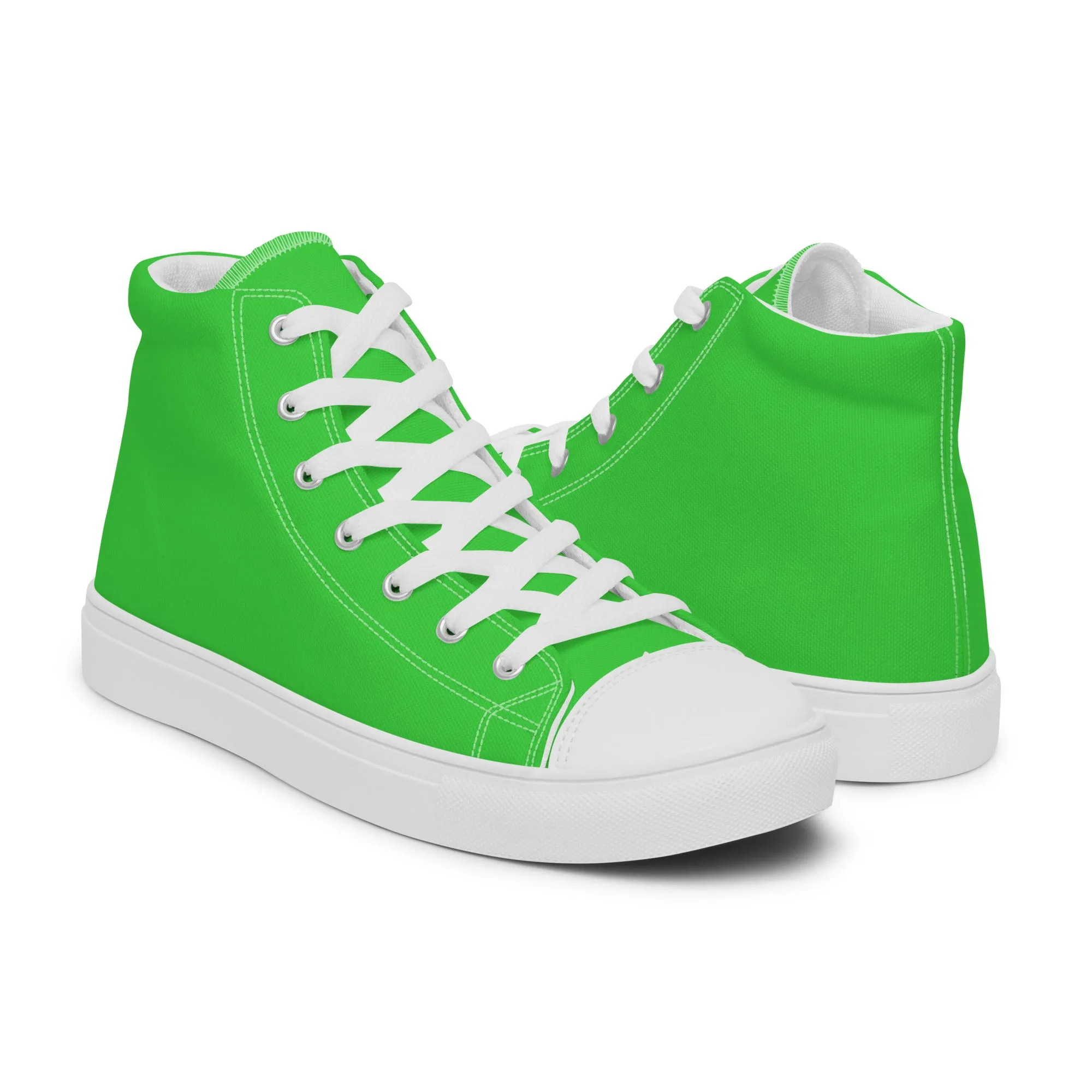 Women’s Lime Green High Top Shoes