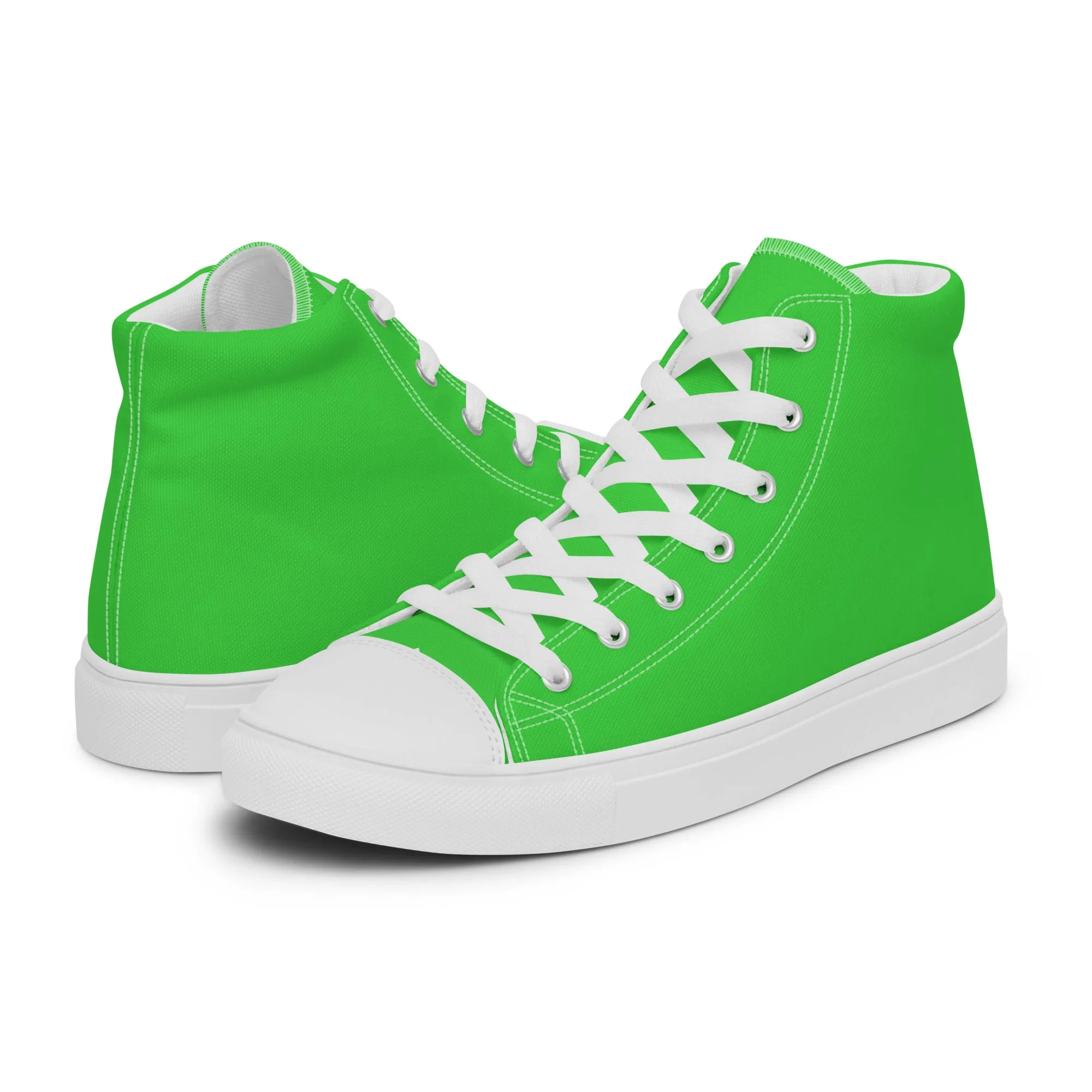 Women’s Lime Green High Top Shoes