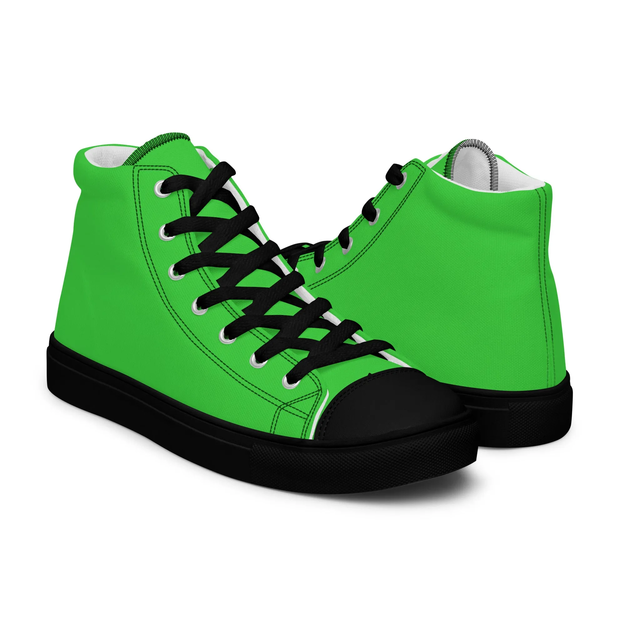 Women’s Lime Green High Top Shoes