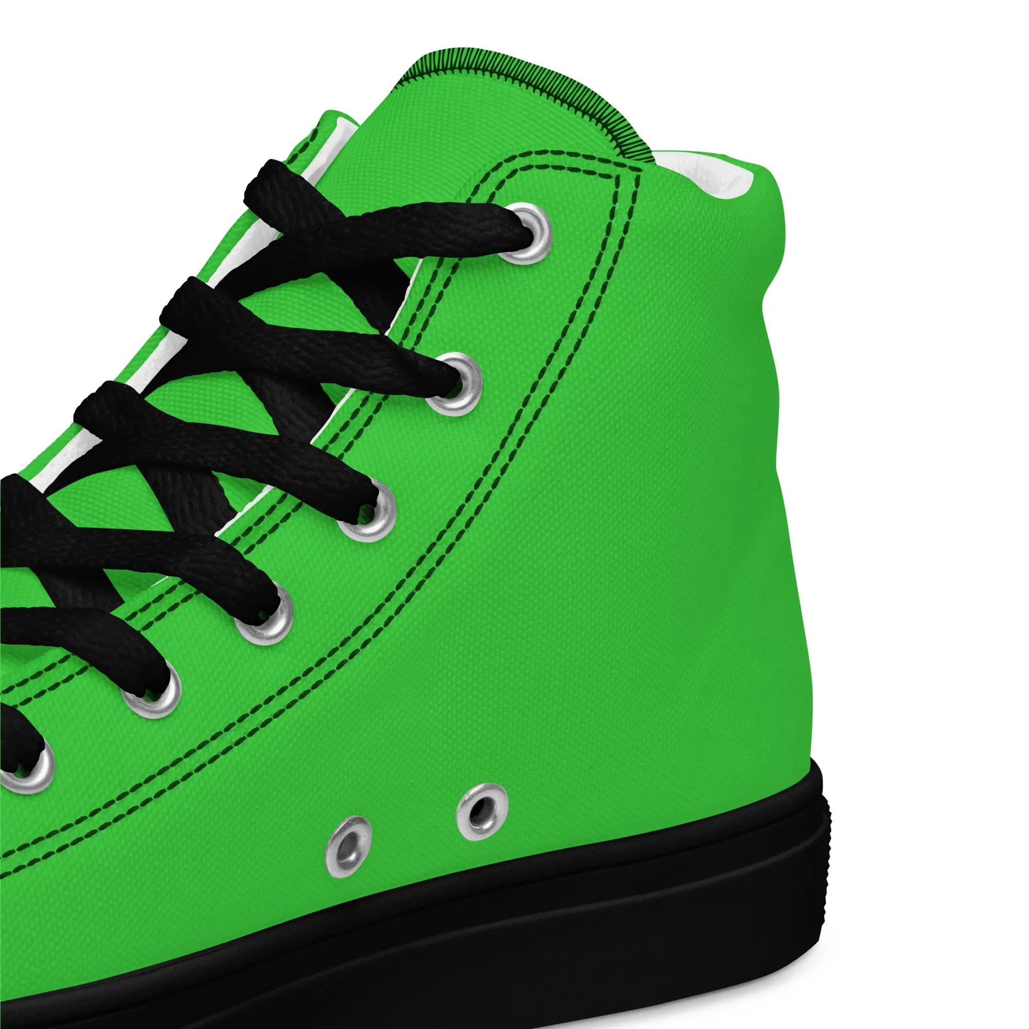 Women’s Lime Green High Top Shoes