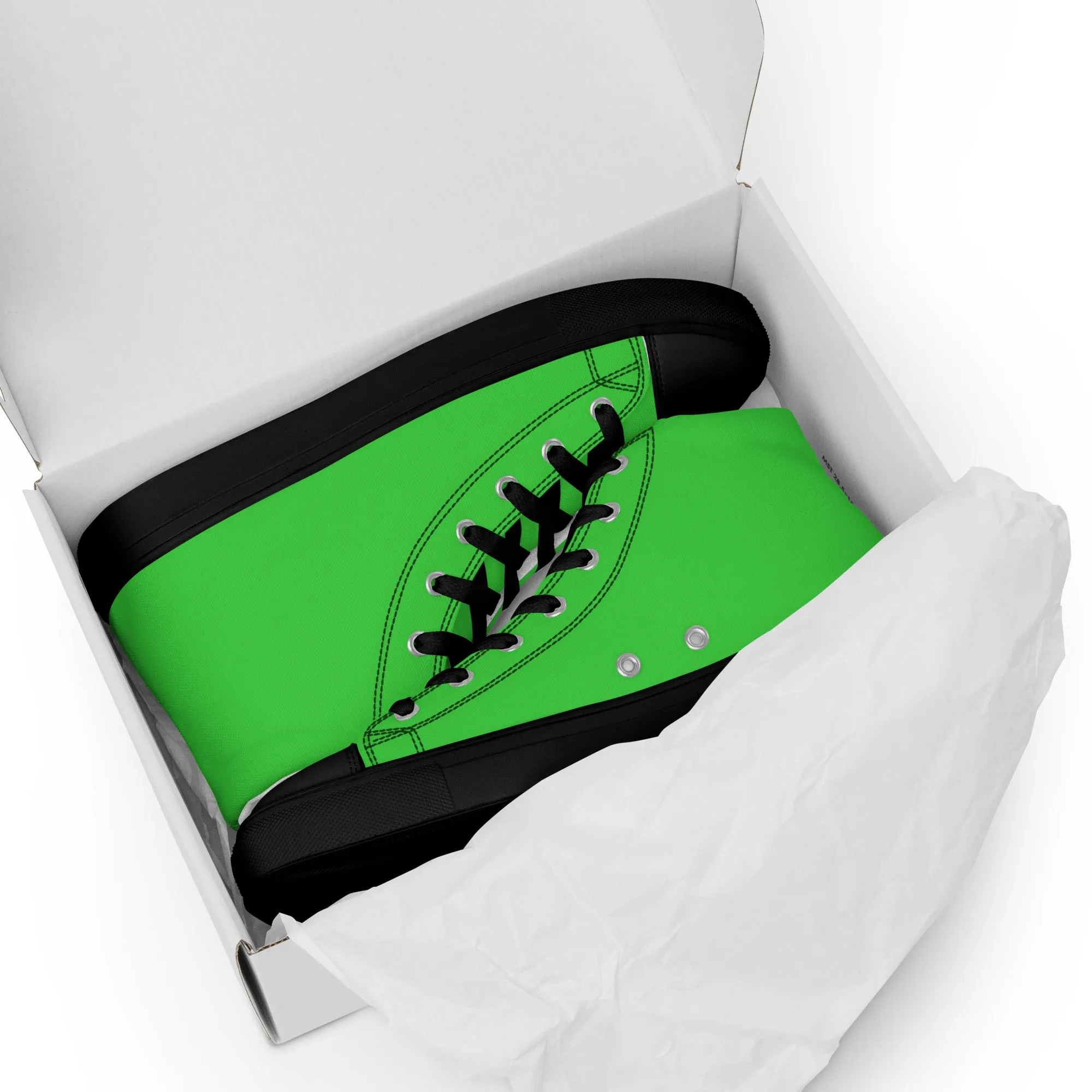 Women’s Lime Green High Top Shoes