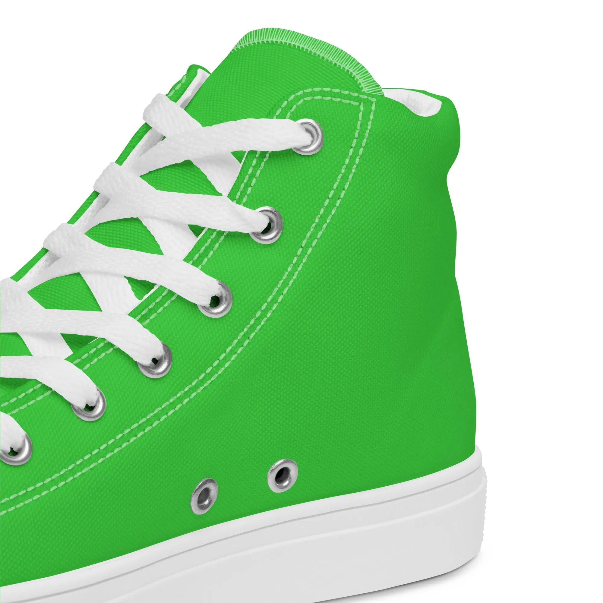 Women’s Lime Green High Top Shoes