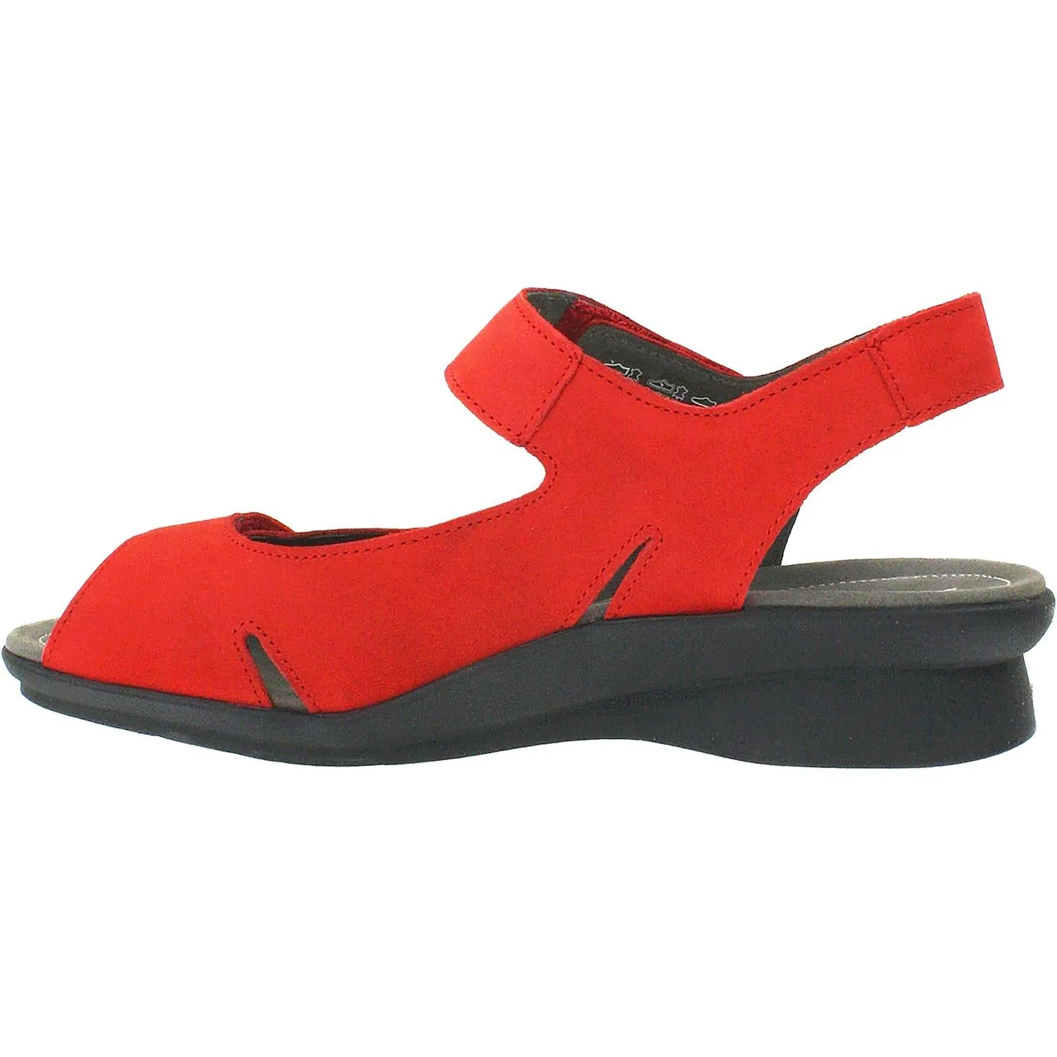 Women's Mephisto Perry Scarlet Bucksoft Nubuck