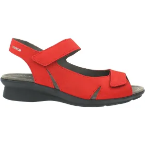 Women's Mephisto Perry Scarlet Bucksoft Nubuck