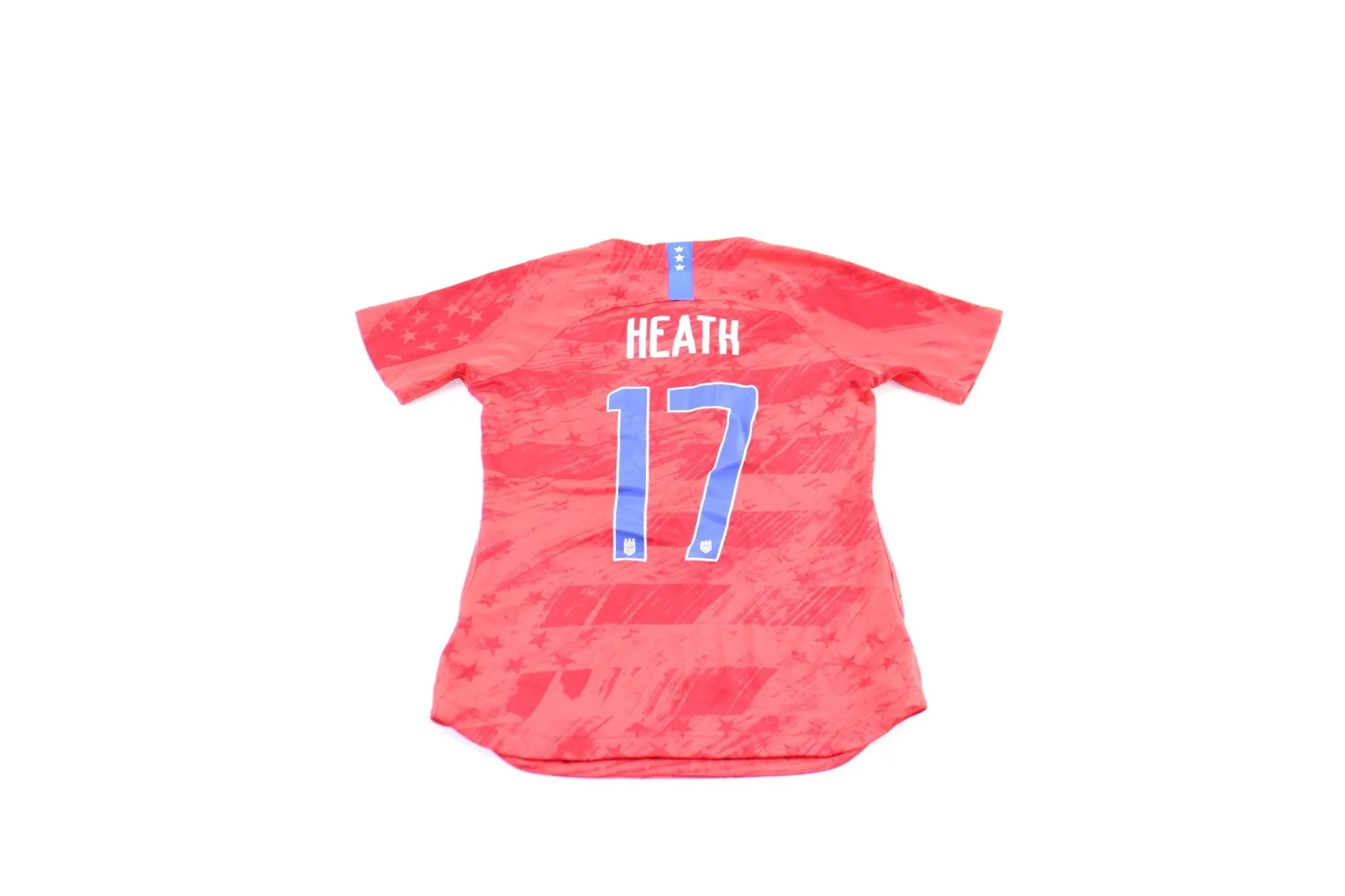 Women's Nike Embroidered Logo Team USA #17 Heath Soccer Jersey