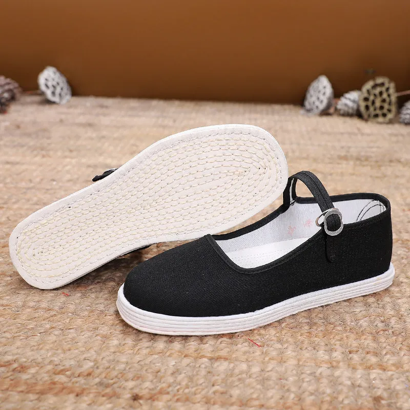 Women's Old Handmade Rural Sewing Canvas Shoes