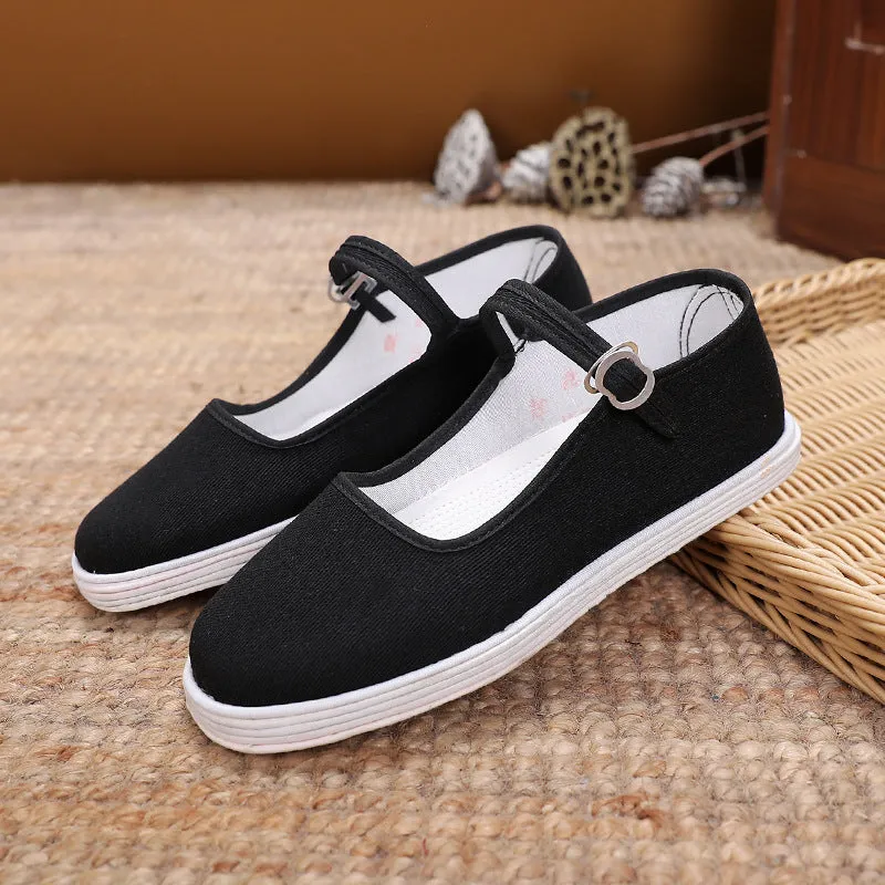 Women's Old Handmade Rural Sewing Canvas Shoes