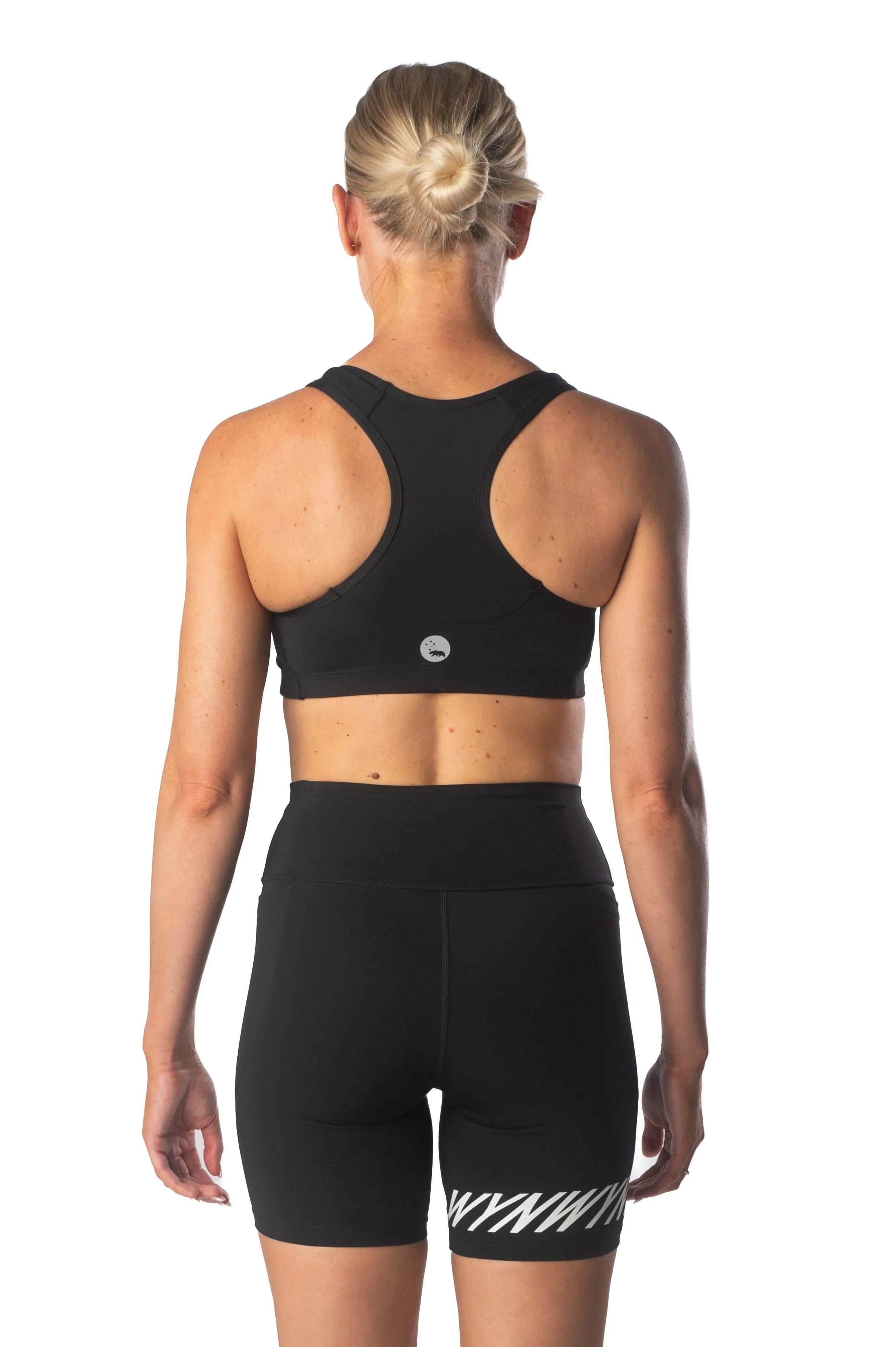 Women's Racergirl Racerback Sports Bra - Black