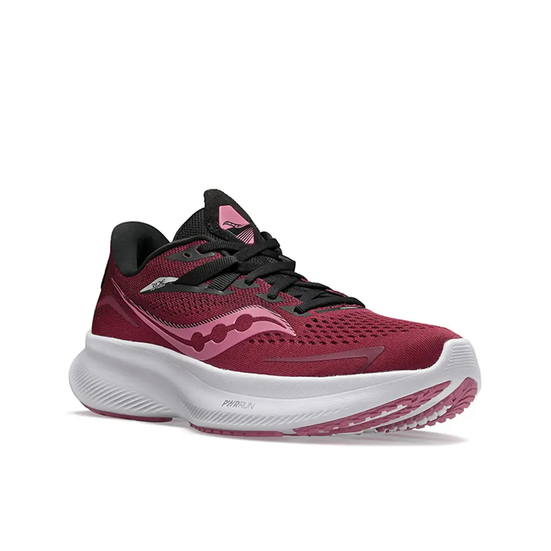 Womens Saucony Ride 15 - Sundown / Rose