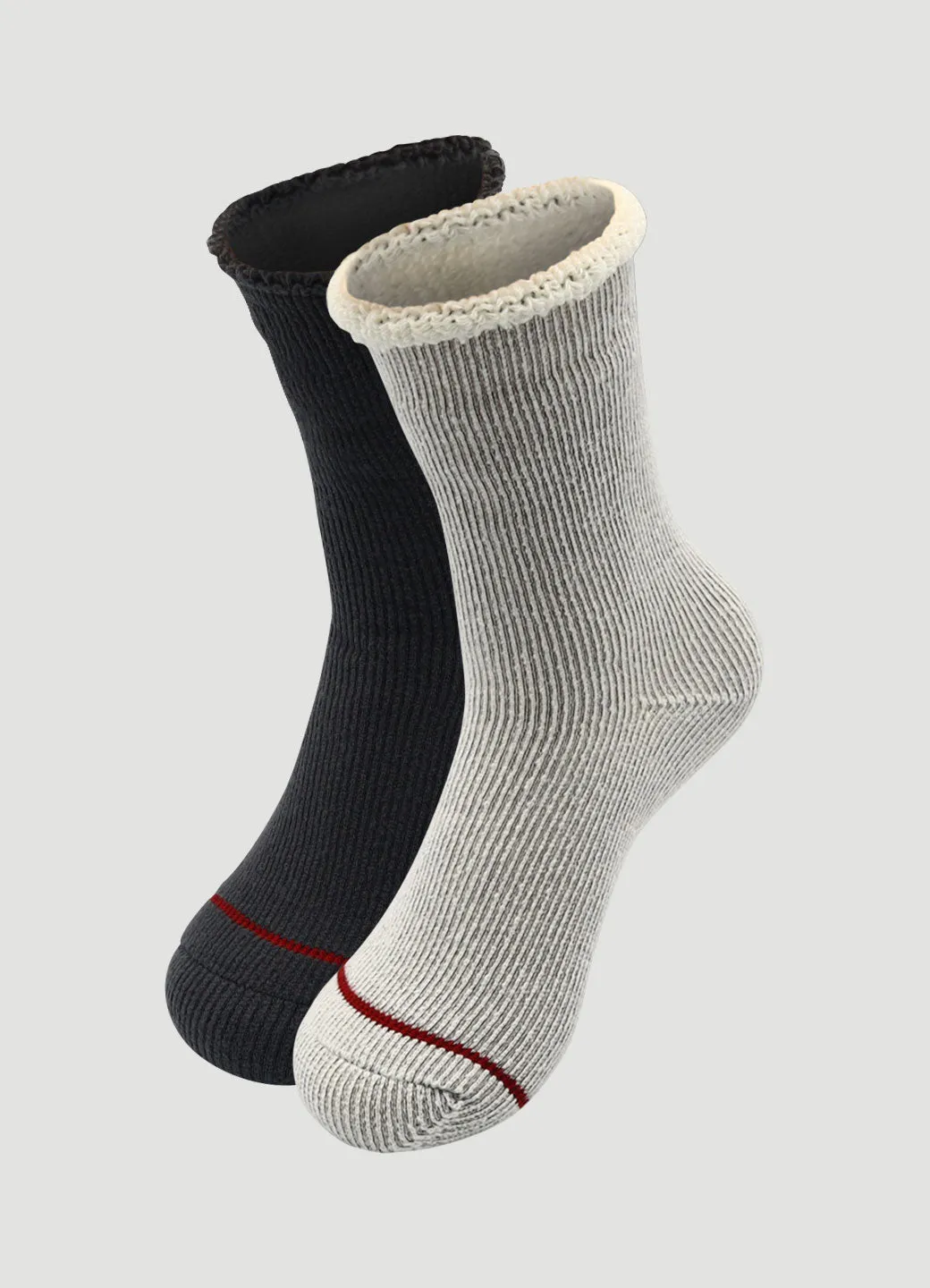 Women's Ultra Soft Thermal-Lined Crew Socks 2-Pack