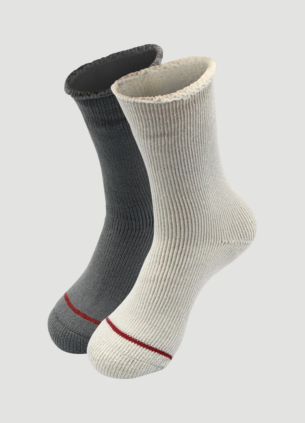 Women's Ultra Soft Thermal-Lined Crew Socks 2-Pack