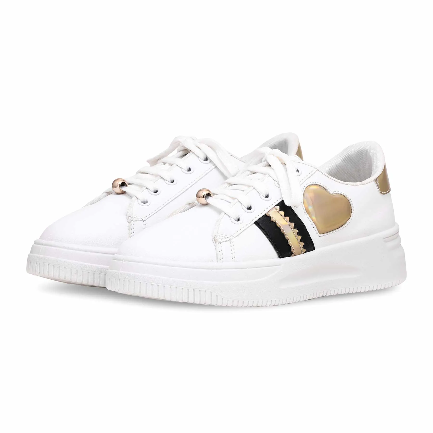 Women's White Casual Sneaker AT7336