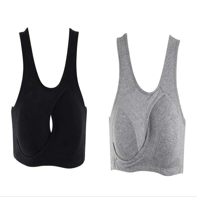 Women's Wireless Thin Gathered Vest Women's Sports Vest Beauty Back