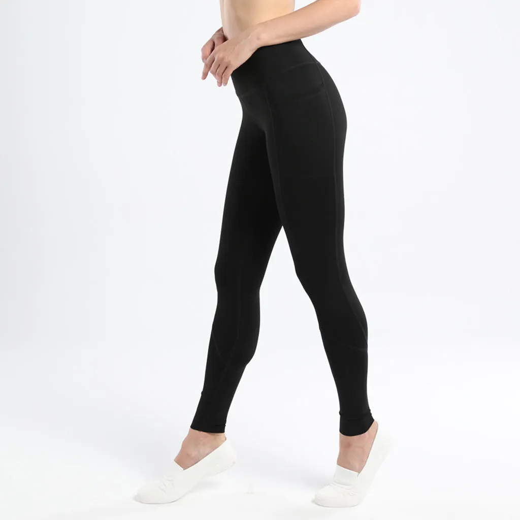 Women’s Workout Running  Leggings Pocket Tummy Control High Waist Yoga Pants