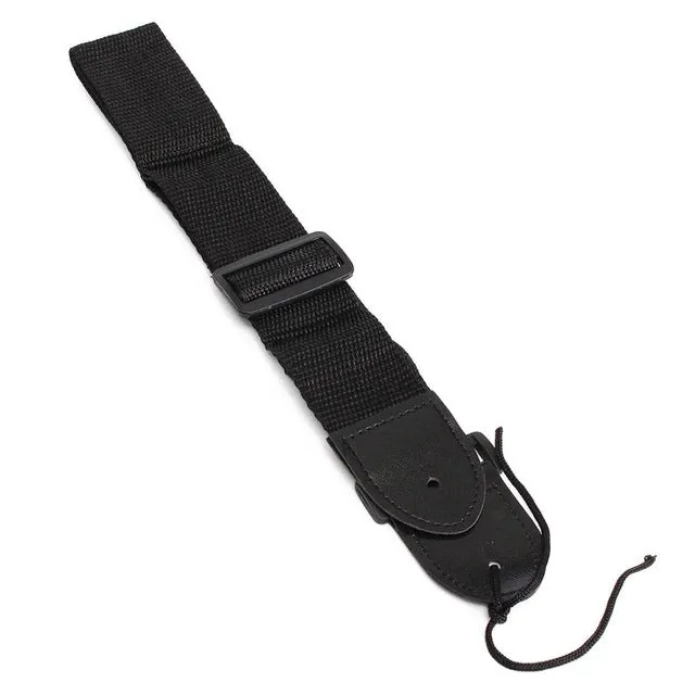 Zebra 120cm Adjustable Durable Nylon Guitarra Guitar Strap Electric Acoustic Bass Guitar Strap Ukulele Belt with PU Leather Ends