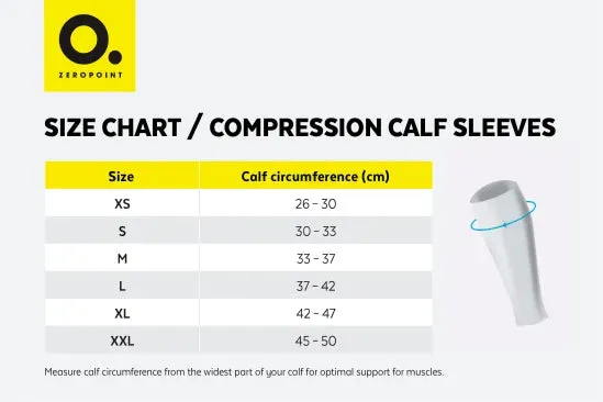 ZeroPoint Intense Compression Calf Sleeve (Chart)